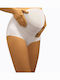 White Maternity Brief