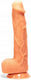 X-Men Ρεαλιστικό Dildo με Όρχεις και Βεντούζα Flesh 33cm