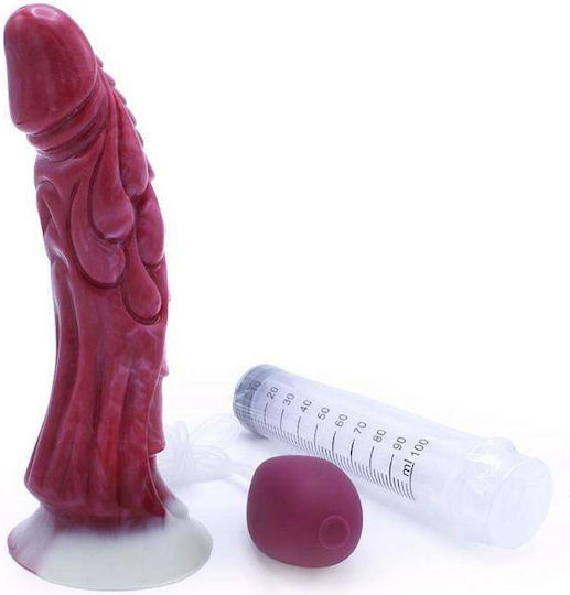 Kiotos Monstar Realistic Dildo with Suction Cup and Ejaculating Red 20.5cm