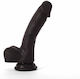 X-Men Dildo Realistic Dildo with Balls and Suction Cup Black 19cm