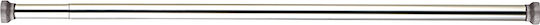 135-245cm Telescopic Straight Shower Curtain Rod Aluminium Silver 135-245cm