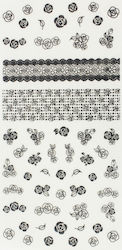 Various Ultra Thin Water Stickers for Nails in Black Color Various Ultra Thin Water Stickers for Nails in Black Color