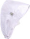 Nst Nastasia White Baptism Hair Accessory made of Tulle