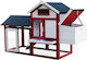 Wiltoc 52204 Wooden Cage for Birds 152x52x92cm