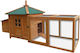 Wiltoc 50017 Wooden Cage for Birds 165x73.5x98cm