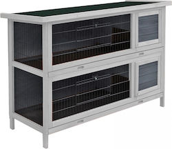 Wiltoc 52432 Ξύλινο Κλουβί για Κουνέλια 136.4x49.8x92.7εκ.
