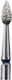 UpLac Nail Drill Diamond Cutter Bit with Flame Head Blue
