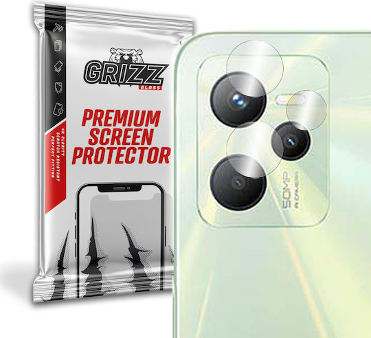 GrizzGlass Camera Protection Tempered Glass Transparent for the Realme C35