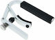 Shubb Metallic Clamp Capo for Classic Guitar Silver