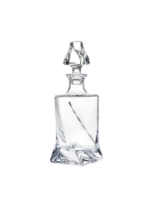 Nuova Vita Glass / Crystal Wedding Decanter Silver