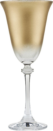 Nuova Vita Wine Glasses for Wedding made of Glass Gold 1pcs