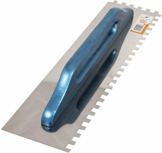 Fliesenspachtel Inox Gezahnte 480x130mm mit Holzgriff 9188-15
