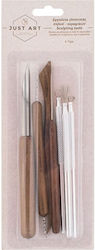Just Art JUST ART Spatel Bildhauerei Set 7Stück PTJ-016