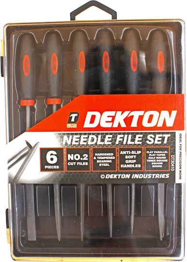 Dekton DT30410 Σετ Λίμες με Λαβή 6τμχ