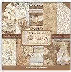 Stamperia Lace Scrapbooking 10 Blätter 10Stück SBBL32