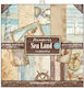 Stamperia Sea Φύλλα Scrapbooking 10 φύλλα 10τμχ