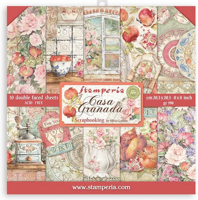 Stamperia Casa Granada Scrapbooking 10Stück SBBS50