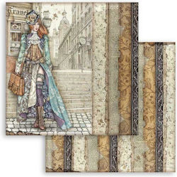 Stamperia Vagabond Φύλλο Scrapbooking Διπλής Όψης Μονό 1τμχ