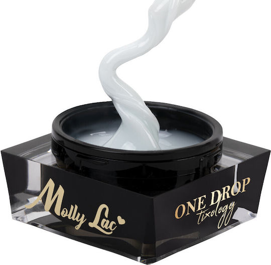 Molly Lac Gel Νυχιών Λευκό 15gr