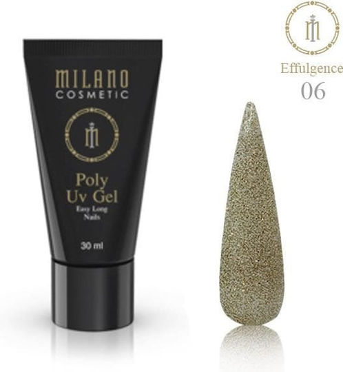 Milano Cosmetic Gel Falsche Nagelgel Gold 30ml
