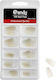 Trendy Color Cosmetics Nagelspitzen in Beige Farbe 100Stück