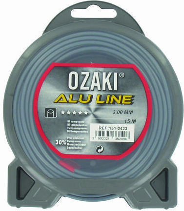Ozaki 1512423 Μεσινέζα Αλουμινίου Στρογγυλή Μήκους 15m και Πάχους 3mm