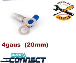 Ice Play RT20L1 Terminale Electrice Cu Inel Izolație Albastră 1 Bucată