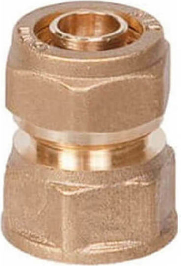 Female Compression Tube Fitting Brass 3/4" 22mm NX12
