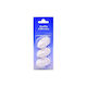 Simple Plastic Hanger Kitchen Hook with Sticker White 3pcs