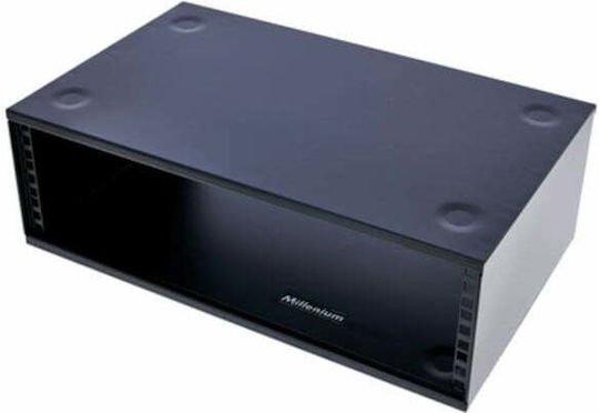 Millenium Επιτοίχια Καμπίνα Rack 3U 49x30x16cm Μαύρο