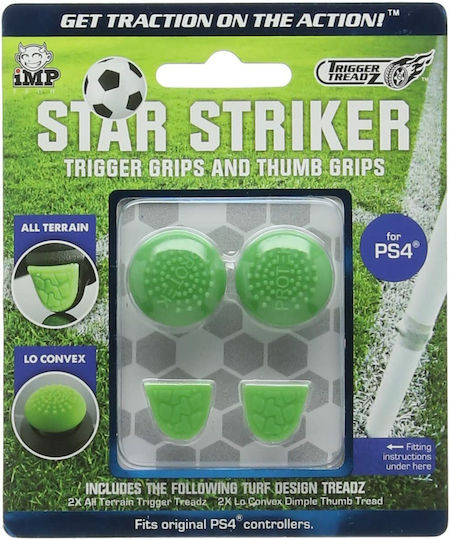 Imp Tech Thumb Grips for PS4 in Green Color