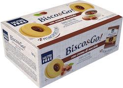 Nutrifree Organic Biscuits With Filling Hazelnut 1pcs 160gr