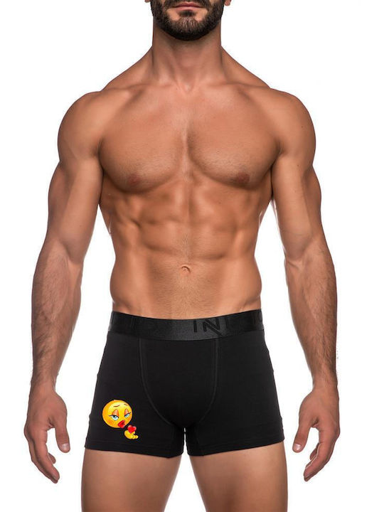 Inizio Men's Boxer Black