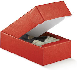 Giftland Paper Bottle Case Red 18.5x9x9cm.