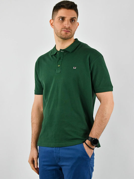 Leonardo Uomo Polo Μπλούζα Κοντομάνικη Dark Green LU022001