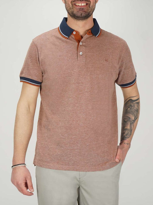 Polo Kurzarmbluse Rosa