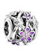 Pandora Silver Purple Charm