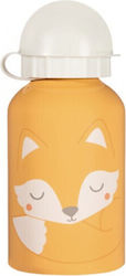 Sass & Belle Fox Kids Water Bottle Aluminium 300ml