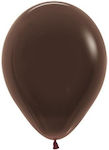 Set of 10 Balloons Latex Brown