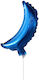 Luftballon Folie Mond Blau Mini Shape 25cm