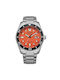 Citizen Herrenuhr Batterie mit Silber Metallarmband