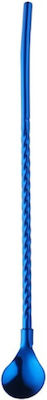 Metallic Drinking Straw Blue