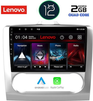 Lenovo Car-Audiosystem für Ford Schwerpunkt 2005-2012 mit Klima (WiFi/GPS/Apple-Carplay) mit Touchscreen 9"