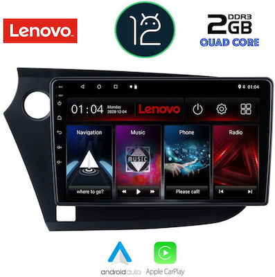 Lenovo Car-Audiosystem für Honda Einblick 2009-2014 (WiFi/GPS/Apple-Carplay) mit Touchscreen 9"