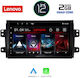 Lenovo Car-Audiosystem für Fiat Sechzehn Suzuki SX4 2005-2013 (WiFi/GPS/Apple-Carplay) mit Touchscreen 9"
