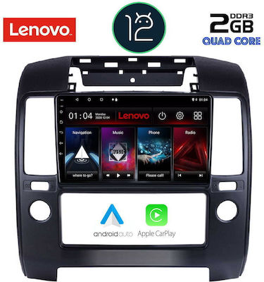 Lenovo Car-Audiosystem für Nissan Navara 2006-2011 mit Klima (Bluetooth/USB/AUX/WiFi/GPS/Apple-Carplay) mit Touchscreen 9"