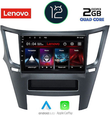 Lenovo Sistem Audio Auto pentru Subaru Moștenire / Outback 2009> (Bluetooth/USB/AUX/WiFi/GPS/Apple-Carplay) cu Ecran Tactil 9"