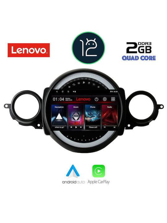 Lenovo Car-Audiosystem für Mini Kooper / Clubman 2010-2013 (Bluetooth/USB/AUX/WiFi/GPS/Apple-Carplay) mit Touchscreen 9"