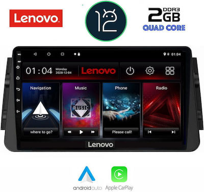 Lenovo Sistem Audio Auto pentru Nissan Micra 2017> (Bluetooth/USB/AUX/WiFi/GPS/Apple-Carplay) cu Ecran Tactil 9"
