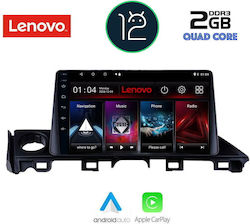 Lenovo Car-Audiosystem für Mazda 6 2017-2020 (Bluetooth/USB/AUX/WiFi/GPS/Apple-Carplay) mit Touchscreen 9"